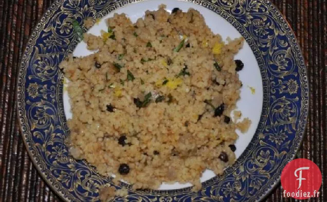 Couscous À La Coriandre, Au Citron Et Aux Groseilles (pour Farcir Un Chi