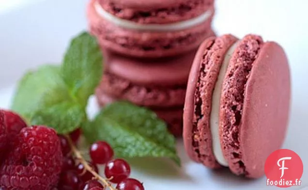 Macarons aux Baies Rouges