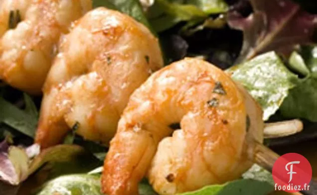 Crevettes Grillées Marinées
