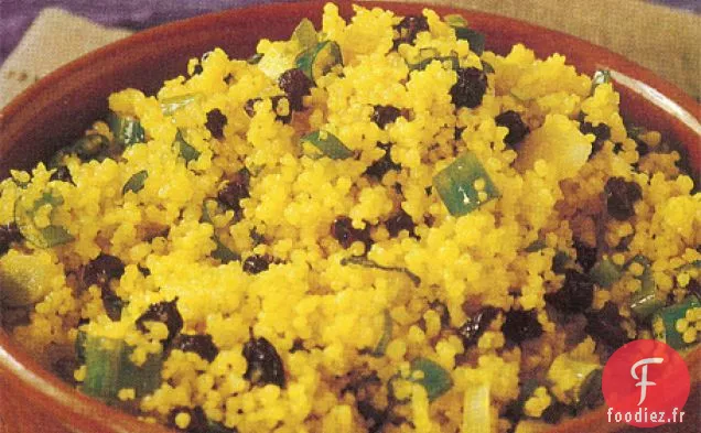 Recette De Couscous Doré Aux Groseilles Et Oignons Verts