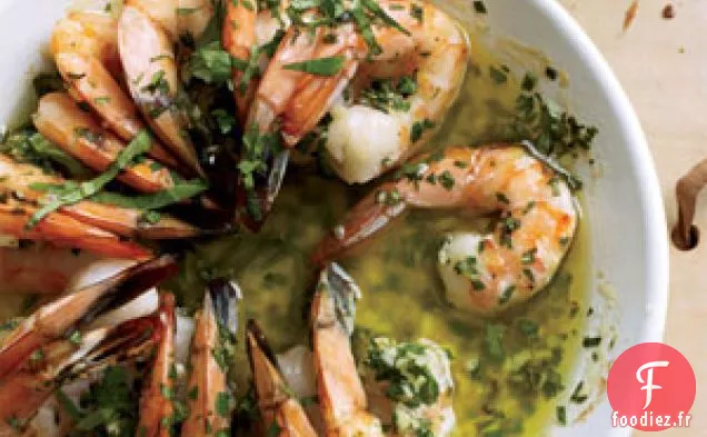 Langoustines aux Crevettes Grésillantes