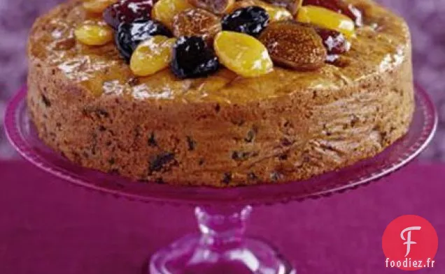Gâteau aux fruits riche au gingembre