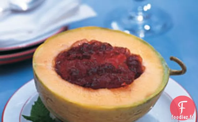Melons Charentais À La Gelée De Cassis