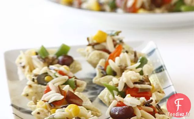Salade de Riz Sauvage et d'Orzo à la Vinaigrette à l'Érable
