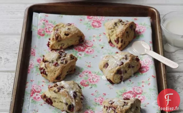 Scones Simples au Zeste de Citron Framboise