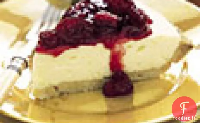 Tarte Au Citron En Mousseline De Soie Aux Canneberges Glacées