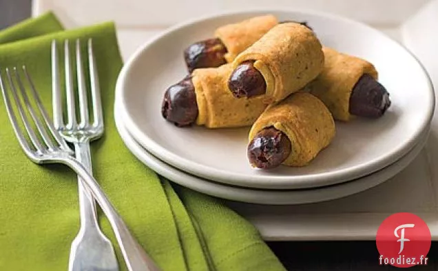 Dattes cuites au Four dans une pâte au Cheddar et au Romarin