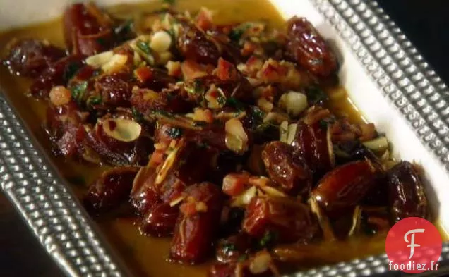 Dattes Rôties à la Pancetta, aux Amandes et au Chili