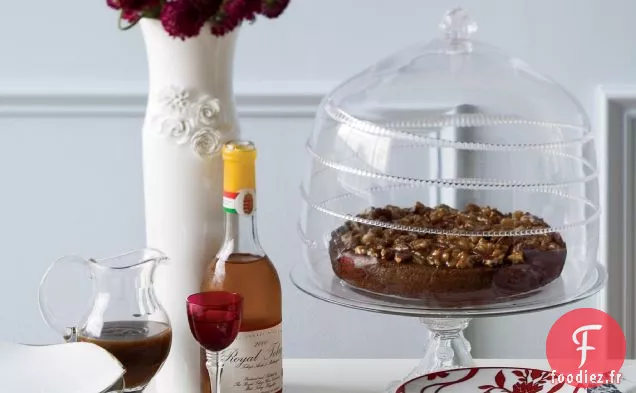 Gâteau au Caramel aux Noisettes et aux Dattes