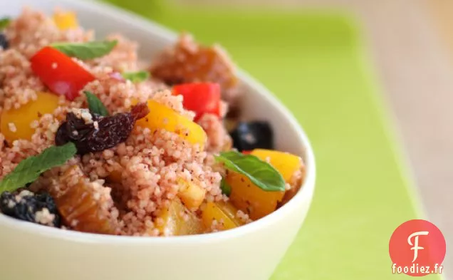 Salade De Couscous, Sumac, Menthe Et Dattes