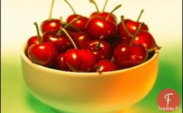 Un plat d'été sain et sans gluten: Quinoa aux cerises et Crevettes