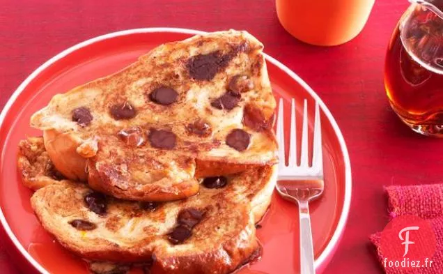 Pain Perdu aux Pépites de Chocolat et aux Dattes