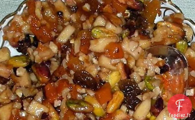 Haroset Aux Pistaches Et Au Poivre