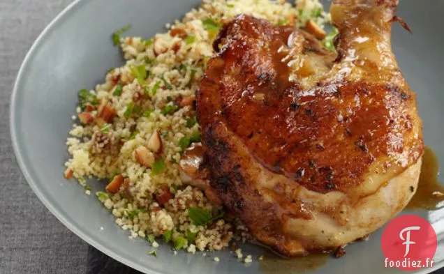 Poulet Marocain au Couscous aux Dattes Mentholées
