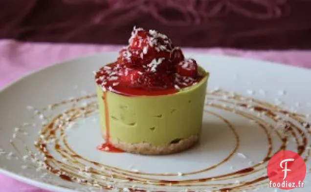Gâteau au Fromage à l'Avocat Et à la Vanille