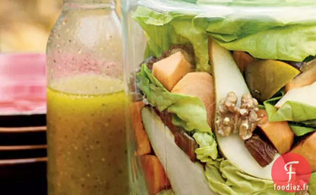 Salade de Kakis et de Poires