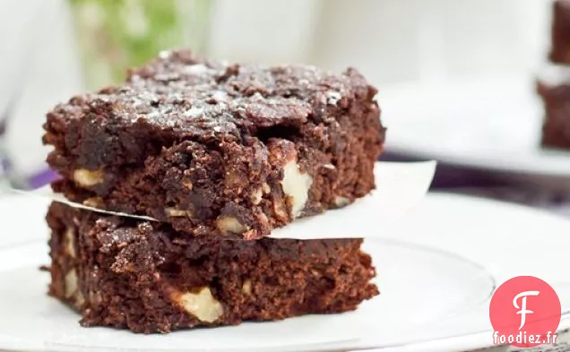 Brownies Aux Pépites De Noix sans Gluten, Végétaliens Et sans Huile