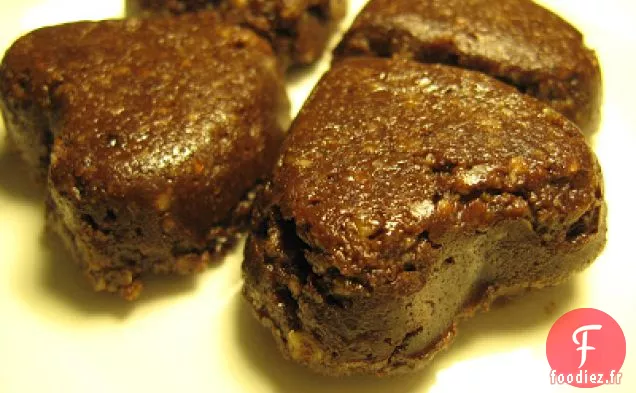 Bouchées de Brownie Au Chocolat Cru