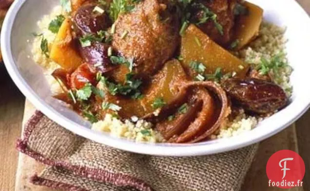 Tajine de Poulet et de Dattes