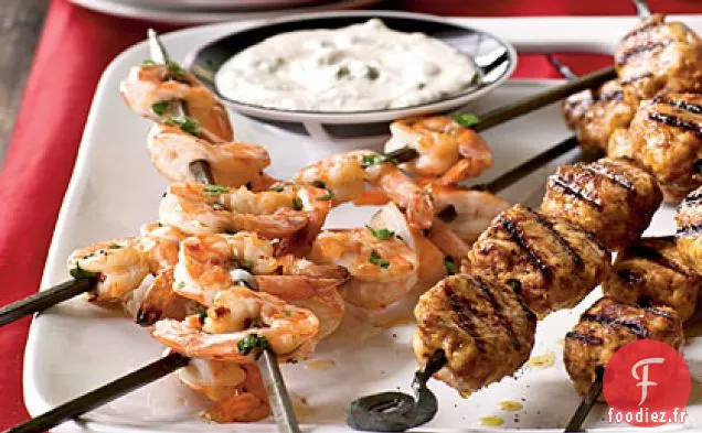 Crevettes Brochettes de Coney Island