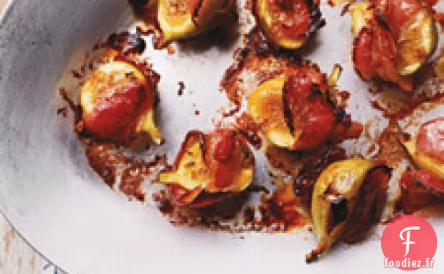 Figues Vertes Grillées À La Pancetta