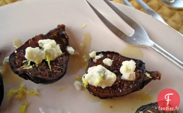Figues Grillées au Fromage Bleu