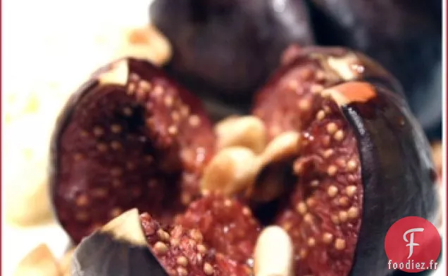 Figues Rôties Au Vinaigre Balsamique Et Pignons De Pin