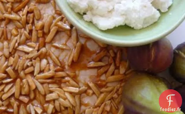 Ricotta Aux Figues Fraîches Et Amandes Douces
