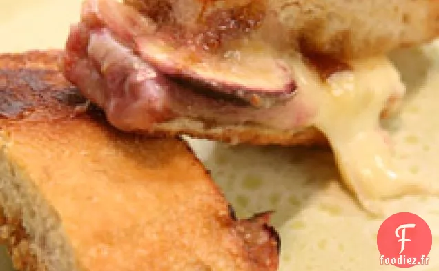 Sandwichs au Fromage Grillé aux figues Fraîches