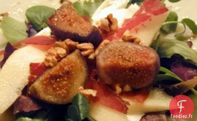 Salade De Figues Et De Poires À La Bresaola