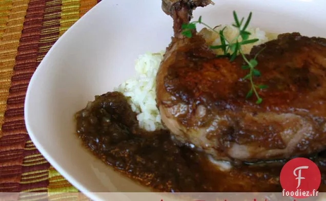 Cuisses De Poulet À La Sauce Aux Figues