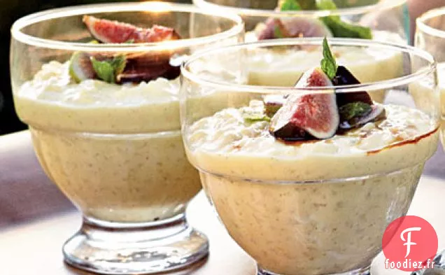 Riz au Lait Citronné aux Figues et au Saba