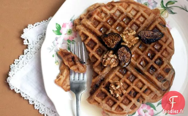 Gaufres aux Figues aux Noix Et à la Cannelle