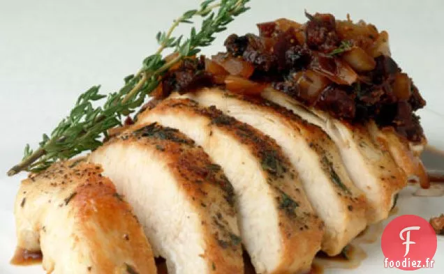 Poulet à la Sauce Balsamique aux Figues