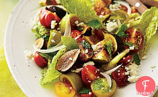 Salade de Figues, Tomates et Oignons Doux