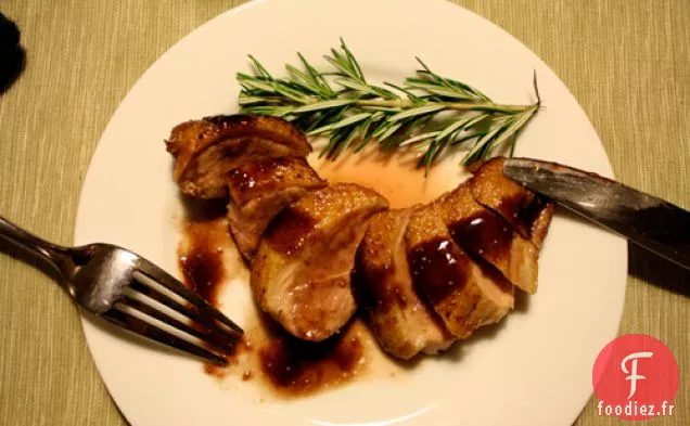 Dîner Ce Soir : Magret De Canard Poêlé Au Vin Rouge Et Figues