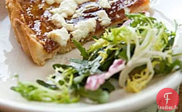 Tarte Salée aux Figues et au Fromage de Chèvre