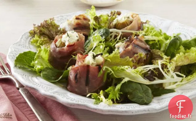 Salade de Figues Grillées enveloppées de Prosciutto