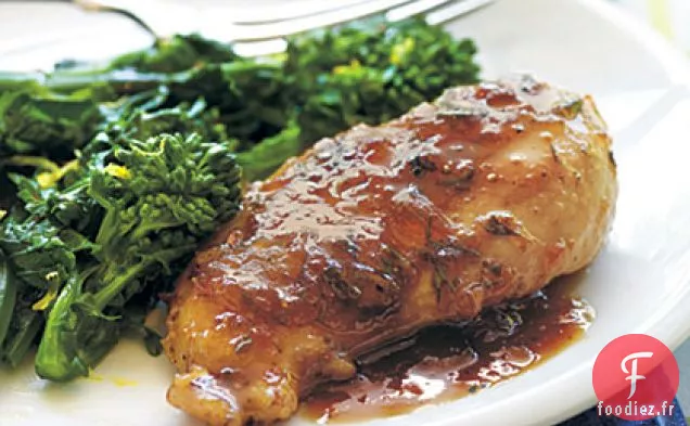 Poulet au Romarin et aux Figues au Porto