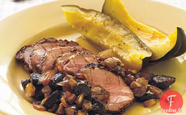 Filet de Porc avec Oignon Balsamique - Relish de Figue