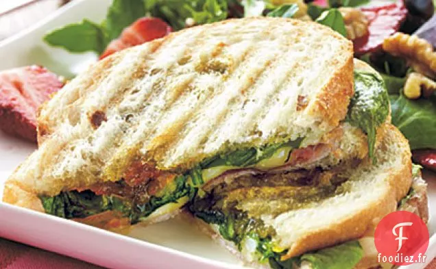 Panini de Prosciutto, Fontina et Figue
