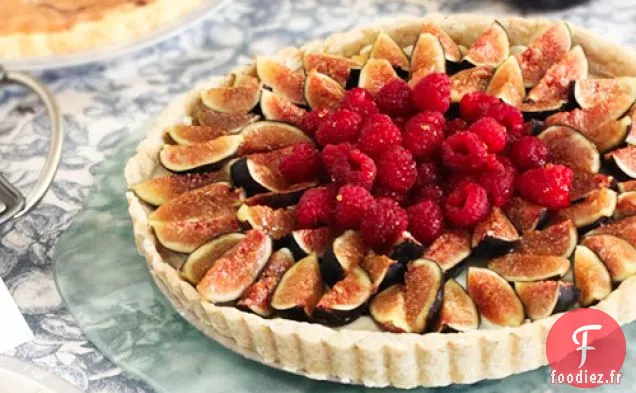 Tarte Mascarpone Aux Figues Et Framboises Sans Gluten Au Miel Local