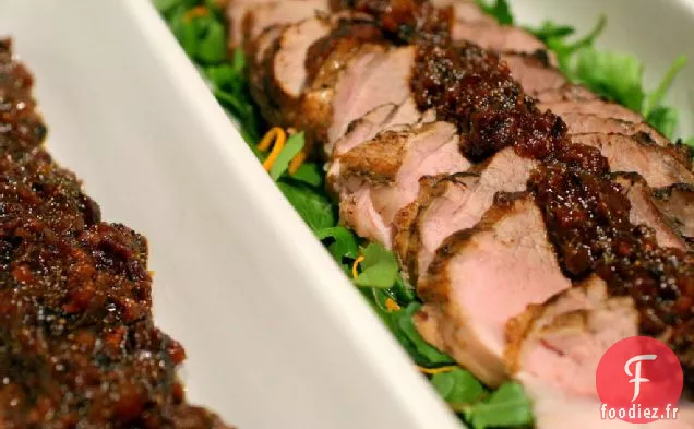 Rôti de Porc Figue, Orange et Chipotle
