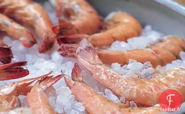 Crevettes Rôties à la Vinaigrette Miel-Poivre