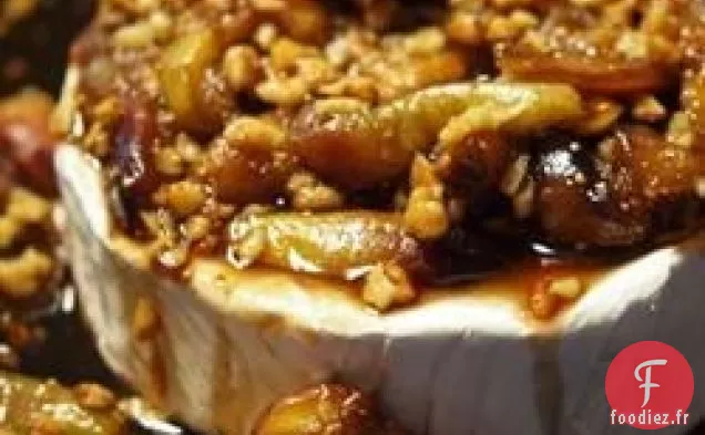 Brie aux Figues et Amandes Grillées