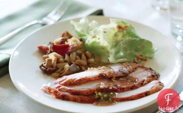 Dinde Rôtie au Genévrier et aux Herbes