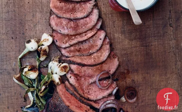 Lanière de Bison Poêlée au Genévrier et au Fenouil
