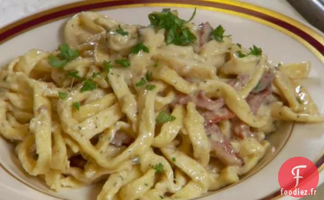 Pâtes au Bacon et à la Pancetta