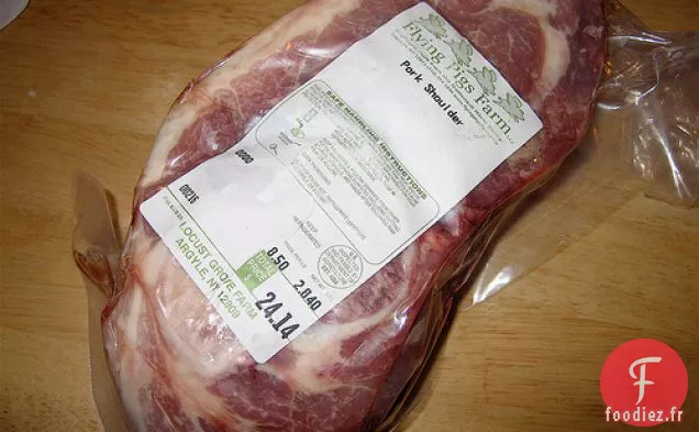 Épaule De Porc Aux Pommes De Terre Bleues