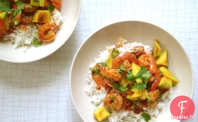 Jour 266: Crevettes Chili-Citron Vert à l'Avocat